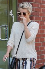 JULIANNE HOUGH at a Nail Salon in Beverly Hills