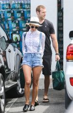 JULIANNE HOUGH in Shorts at Bristol Farms in Los Angeles