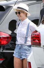 JULIANNE HOUGH in Shorts at Bristol Farms in Los Angeles