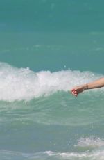 JULIE GONZALO in Bikini at a Beach in Miami