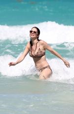 JULIE GONZALO in Bikini at a Beach in Miami