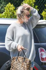 KALEY CUOCO Leaves a Salon in Los Angeles