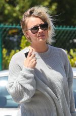 KALEY CUOCO Leaves a Salon in Los Angeles