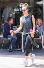 KALEY CUOCO Leaves Earth Bar in Los Angeles