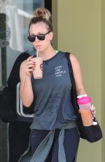 KALEY CUOCO Leaves Earth Bar in Los Angeles