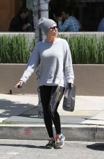 KALEY CUOCO Leaves Newsroom Cafe in West Hollywood