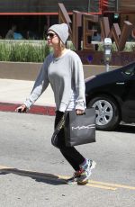 KALEY CUOCO Leaves Newsroom Cafe in West Hollywood