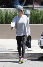 KALEY CUOCO Leaves Newsroom Cafe in West Hollywood