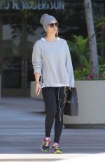 KALEY CUOCO Leaves Newsroom Cafe in West Hollywood