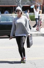 KALEY CUOCO Leaves Newsroom Cafe in West Hollywood