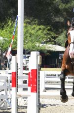 KALEY CUOCO Rides Her Horse in Los ANgeles