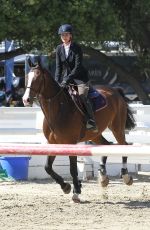 KALEY CUOCO Rides Her Horse in Los ANgeles