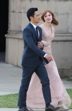 KAREN GILLAN at Selfie Set in Los Angeles