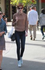 KAREN GILLAN Shopping at the Grove in Hollywood