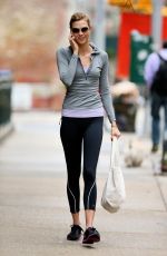 KARLIE KLOSS Out and About in New York 1504