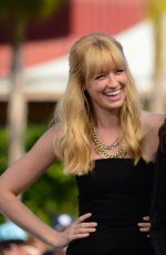 KAT DENNINGS and BETH BEHRS on the Set of Extra in Universal City