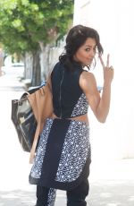 KAT GRAHAM in Tights Leaves a Dance Studio in Los Angeles