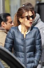 kate beckinsale - on the set of 