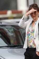 kate beckinsale - on the set of 