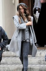 KATE BECKINSALE on the Set of Absolutely Anything in London