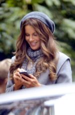 KATE BECKINSALE on the Set of Absolutely Anything in London