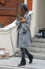 KATE BECKINSALE on the Set of Absolutely Anything in London