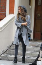 KATE BECKINSALE on the Set of Absolutely Anything in London