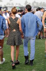 KATE BOSWORTH Out and About at Coachella Festival