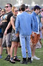 KATE BOSWORTH Out and About at Coachella Festival