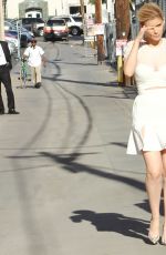 KATE MARA Arrives at Jimmy Kimmel Live! in Hollywood