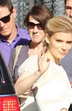 KATE MARA Arrives at Jimmy Kimmel Live! in Hollywood