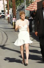 KATE MARA Arrives at Jimmy Kimmel Live! in Hollywood