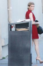 KATE MARA Arrives at Jimmy Kimmel Live! in Hollywood