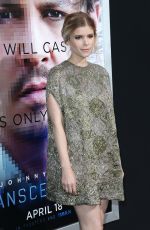 KATE MARA at Transcedence Premiere in Westwood