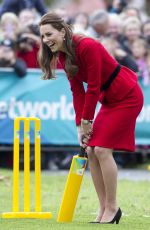 KATE MIDDLETON at Latimer Square Gardens in Christchurch in New Zealand 