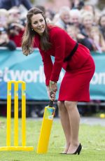 KATE MIDDLETON at Latimer Square Gardens in Christchurch in New Zealand 