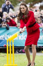 KATE MIDDLETON at Latimer Square Gardens in Christchurch in New Zealand 