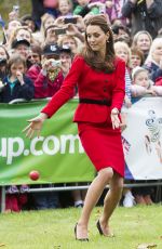 KATE MIDDLETON at Latimer Square Gardens in Christchurch in New Zealand 