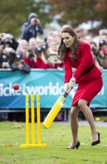 KATE MIDDLETON at Latimer Square Gardens in Christchurch in New Zealand 