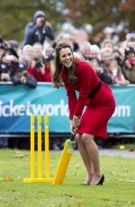 KATE MIDDLETON at Latimer Square Gardens in Christchurch in New Zealand 