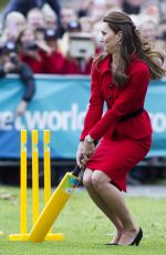 KATE MIDDLETON at Latimer Square Gardens in Christchurch in New Zealand 