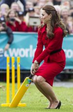KATE MIDDLETON at Latimer Square Gardens in Christchurch in New Zealand 