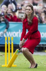 KATE MIDDLETON at Latimer Square Gardens in Christchurch in New Zealand 