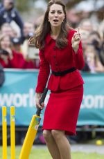 KATE MIDDLETON at Latimer Square Gardens in Christchurch in New Zealand 