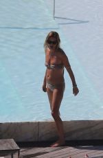 KATE MOSS in Bikini at a Hotel Pool in Rio De Janeiro
