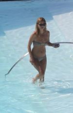 KATE MOSS in Bikini at a Hotel Pool in Rio De Janeiro