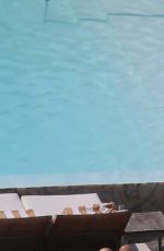 KATE MOSS in Bikini at a Hotel Pool in Rio De Janeiro