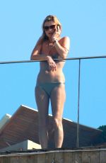 KATE MOSS in Bikini at a Hotel Pool in Rio De Janeiro