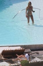 KATE MOSS in Bikini at a Hotel Pool in Rio De Janeiro