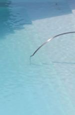 KATE MOSS in Bikini at a Hotel Pool in Rio De Janeiro